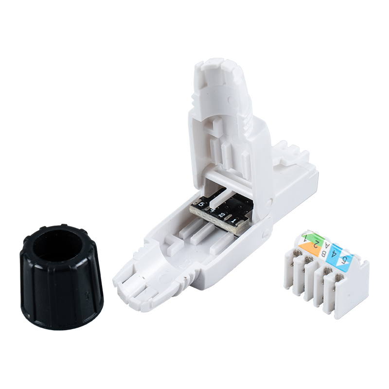 Cat6A uskærmet værktøjsfrit RJ45-stik (med skrue) RJ-G40U-C6A Cat6A uskærmet værktøjsfrit RJ45-stik (med skrue) RJ-G40U-C6A