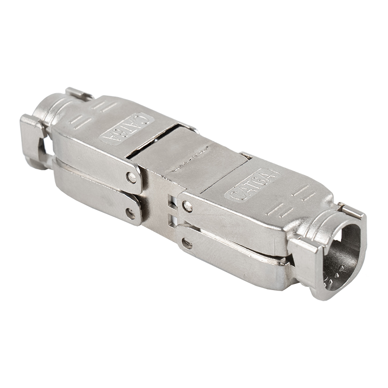 Cat6A skærmet Push-down Type Værktøjsfrit stik RJ-603S-3-C6A Cat6A skærmet Push-down Type Værktøjsfrit stik RJ-603S-3-C6A