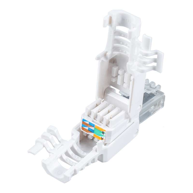 Cat6 uskærmet værktøjsfrit RJ45-stik (med vinger) RJ-688X-C6 Cat6 uskærmet værktøjsfrit RJ45-stik (med vinger) RJ-688X-C6