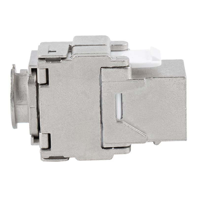 C6A Afskærmet 180° Tolless Keystone Jack (med beslag) SM-2335SH8C6A C6A Afskærmet 180° Tolless Keystone Jack (med beslag) SM-2335SH8C6A