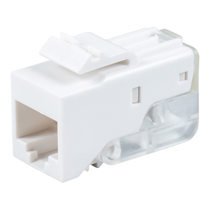 C5e Uafskærmet 90° Tolless Keystone Jack SM-2014H8C5E