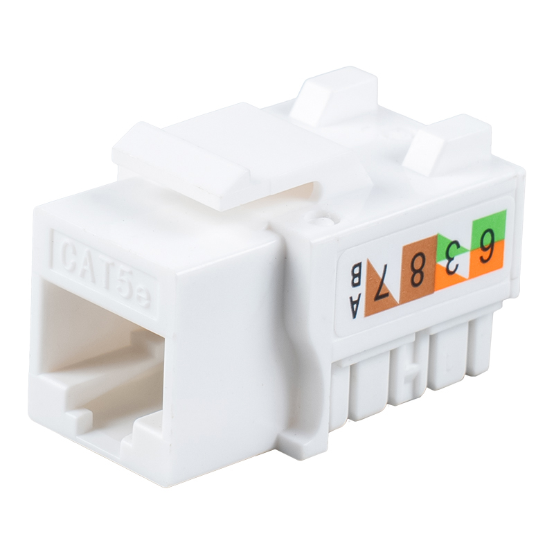 Cat5e Uafskærmet 90° Modular Jack SM-2016H8C5E
