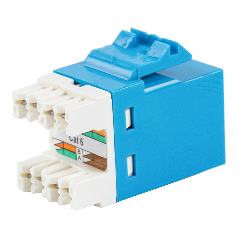 Cat6 uskærmet 180° modulært stik SM-2027H8C6 Cat6 uskærmet 180° modulært stik SM-2027H8C6