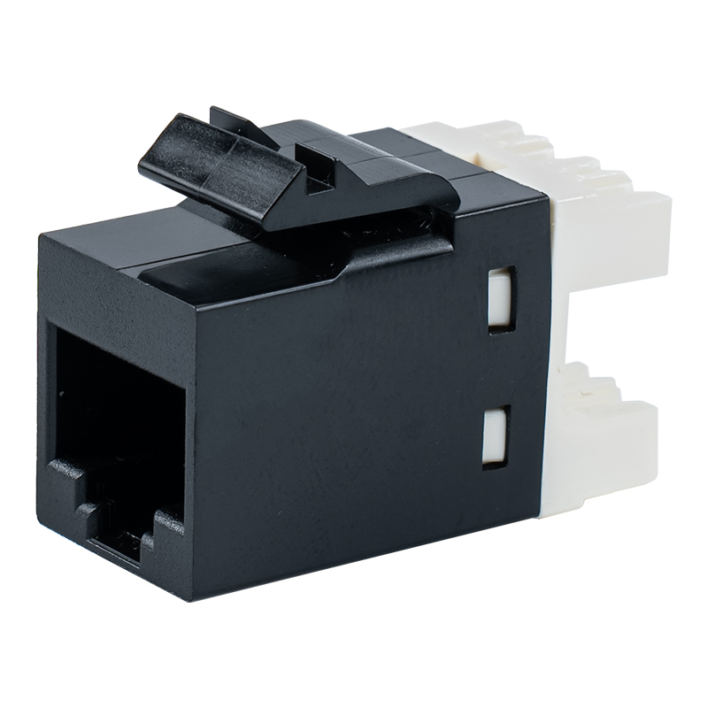 Cat6 uskærmet 180° modulært stik SM-2027H8C6