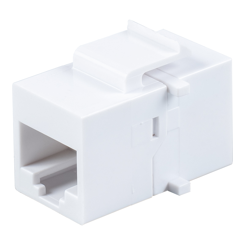 C6A uskærmet RJ45 inline kobling (med fire små beslag) SM-2033C6A C6A uskærmet RJ45 inline kobling (med fire små beslag) SM-2033C6A