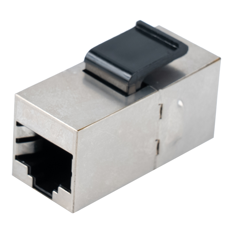 C6 skærmet RJ45 inline kobling (med plastik clips) SM-2034SC6 C6 skærmet RJ45 inline kobling (med plastik clips) SM-2034SC6