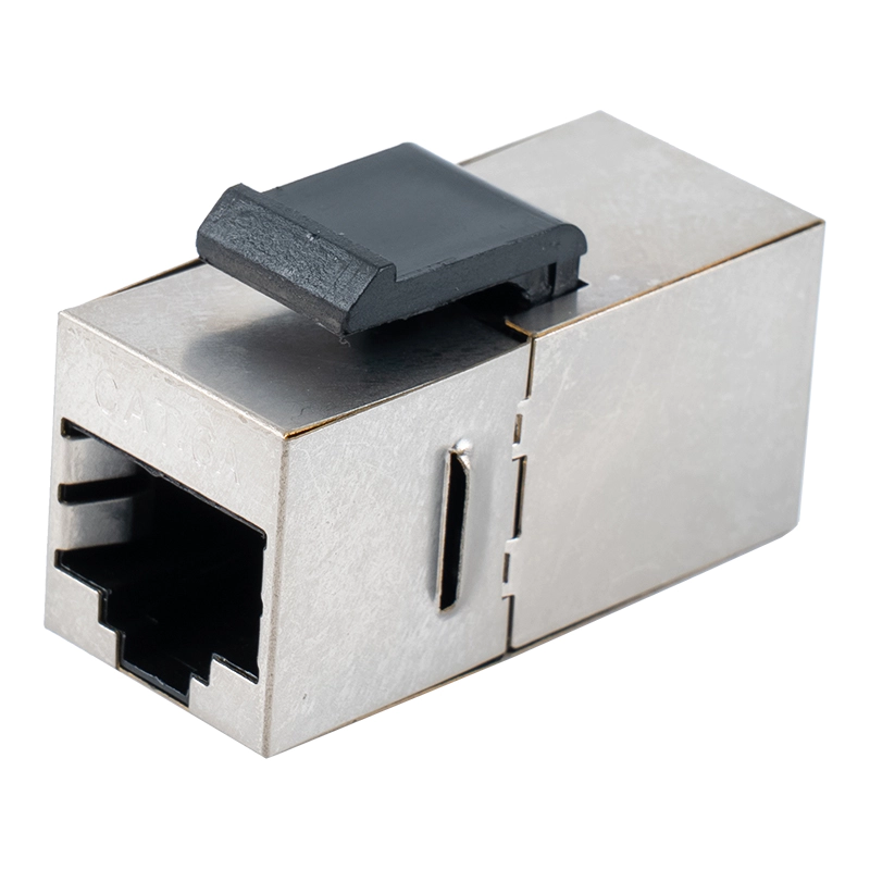 C6 skærmet RJ45 inline kobling (med plastik clips) SM-2034SC6