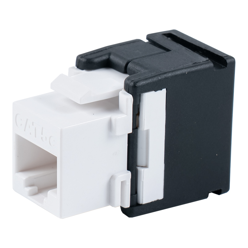 C6A Uafskærmet 180° Tolless Keystone Jack SM-2335H8C6A