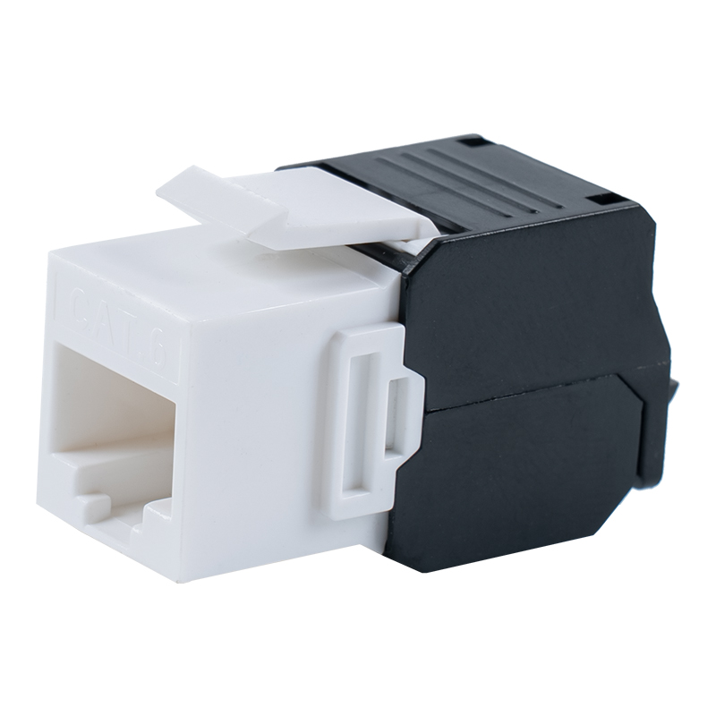 Cat6 uskærmet 180° værktøjsfrit modulært jack (flip-open type) SM-2336H8C6
