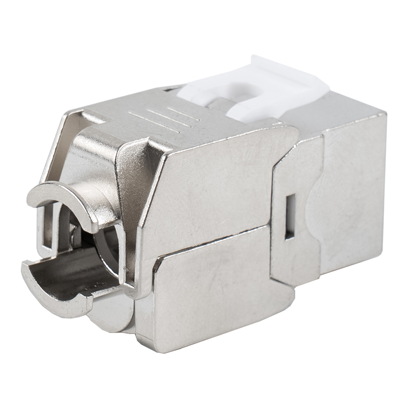 C6A Afskærmet 180° Tolless Keystone Jack (flip-open type) SM-2336SH8C6A C6A Afskærmet 180° Tolless Keystone Jack (flip-open type) SM-2336SH8C6A