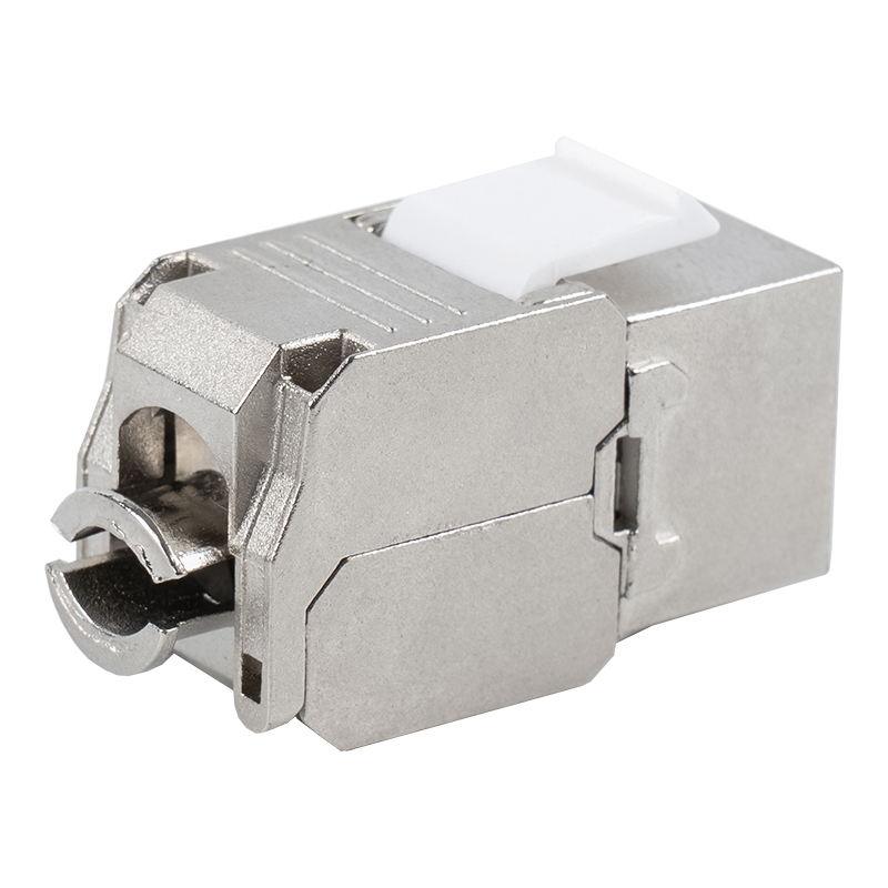 C6A Afskærmet 180° Tolless Keystone Jack (flip-open type) SM-2336SH8C6A C6A Afskærmet 180° Tolless Keystone Jack (flip-open type) SM-2336SH8C6A
