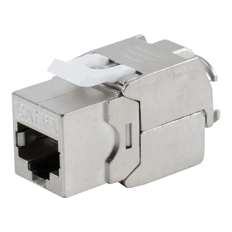 C6A Afskærmet 180° Tolless Keystone Jack (flip-open type) SM-2336SH8C6A