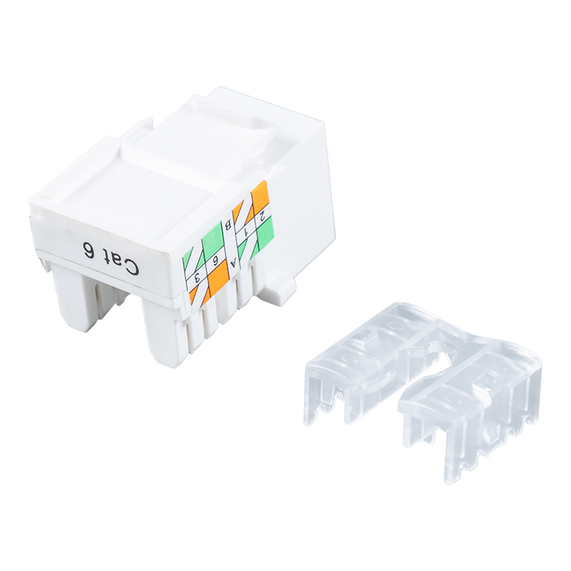 Cat6 Uafskærmet 90° Keystone Jack SM-2337H8C6 Cat6 Uafskærmet 90° Keystone Jack SM-2337H8C6