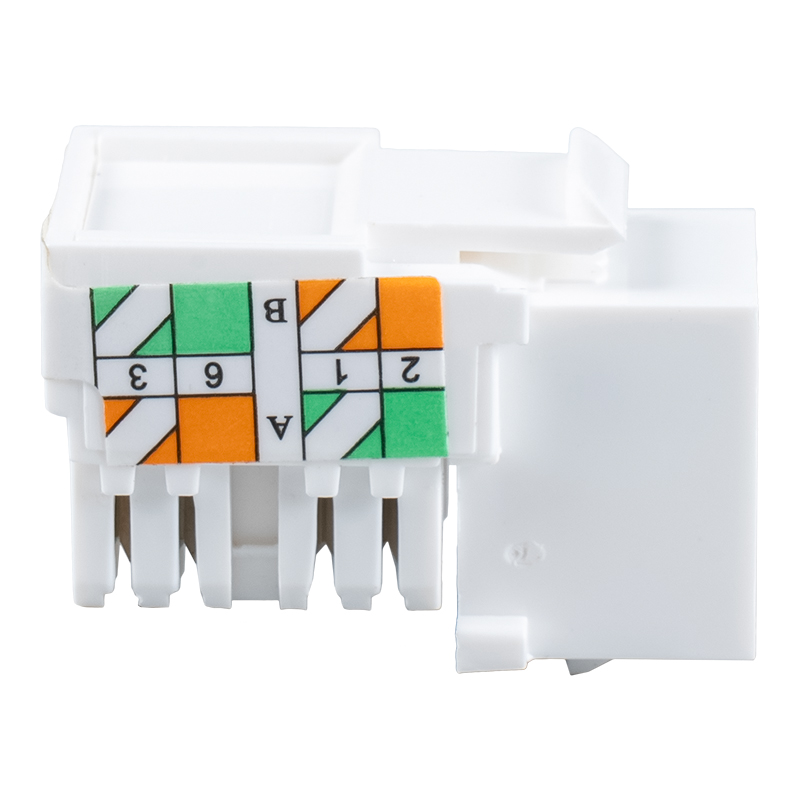 Cat6 Uafskærmet 90° Keystone Jack SM-2337H8C6 Cat6 Uafskærmet 90° Keystone Jack SM-2337H8C6