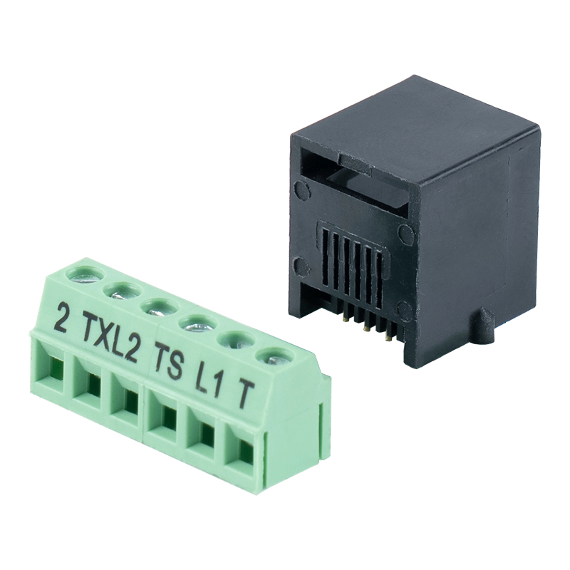 C3 Uafskærmet Keystone Jack (6P6C Type) SM-2352T6C3