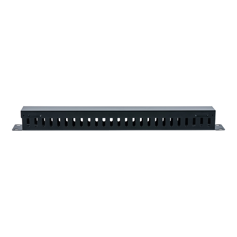 19-tommer 1U metalkabelstyringsstativ (25 porte) SP-3051-1U