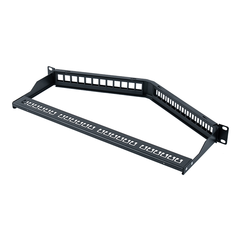 19-tommer 1U 24-ports afskærmet tomt rack (foldbart) SP-3312S-24P 19-tommer 1U 24-ports afskærmet tomt rack (foldbart) SP-3312S-24P