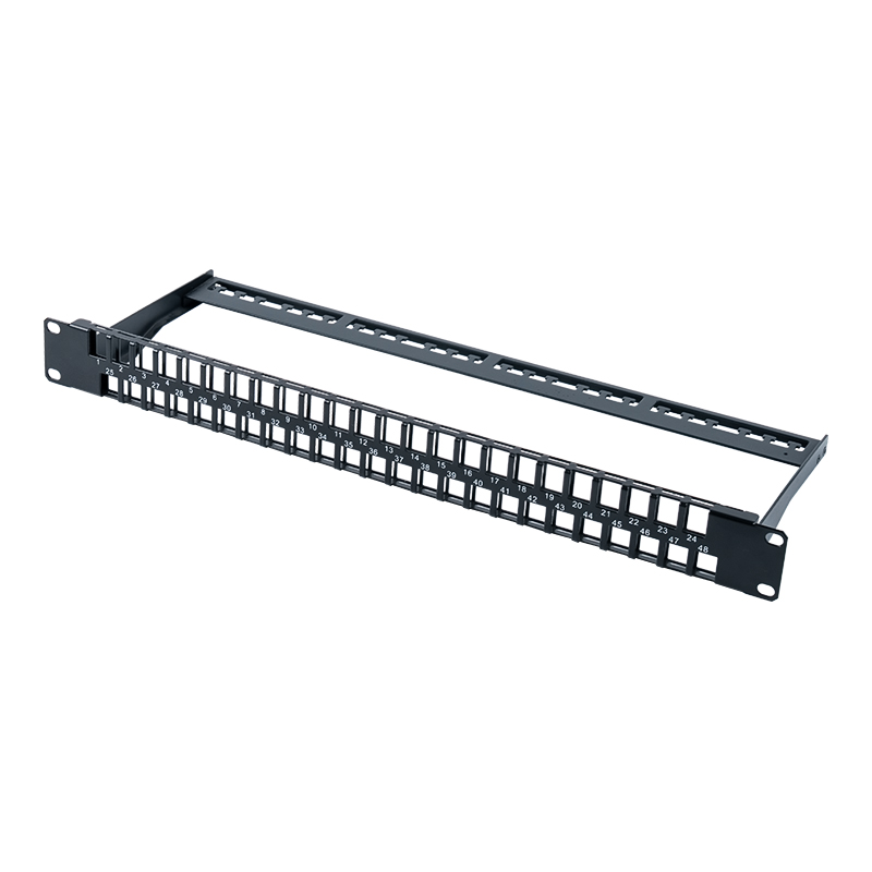 19-tommer1U48-portShieldedEmptyRack SP-3315S-48P