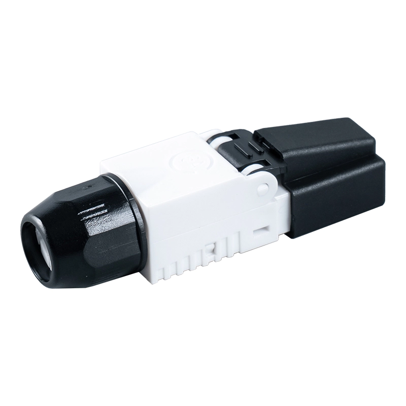 Cat7 Uafskærmet RJ45-stik (med plastikhætter på hovedet) RJ-G50U-1-C7