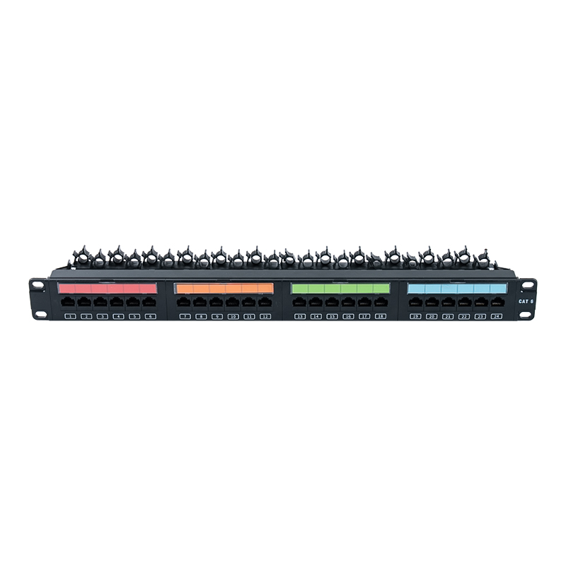 19-tommer 1U 24-ports uskærmet rack (flip-top plastikvindue) SP-3405-24P 19-tommer 1U 24-ports uskærmet rack (flip-top plastikvindue) SP-3405-24P