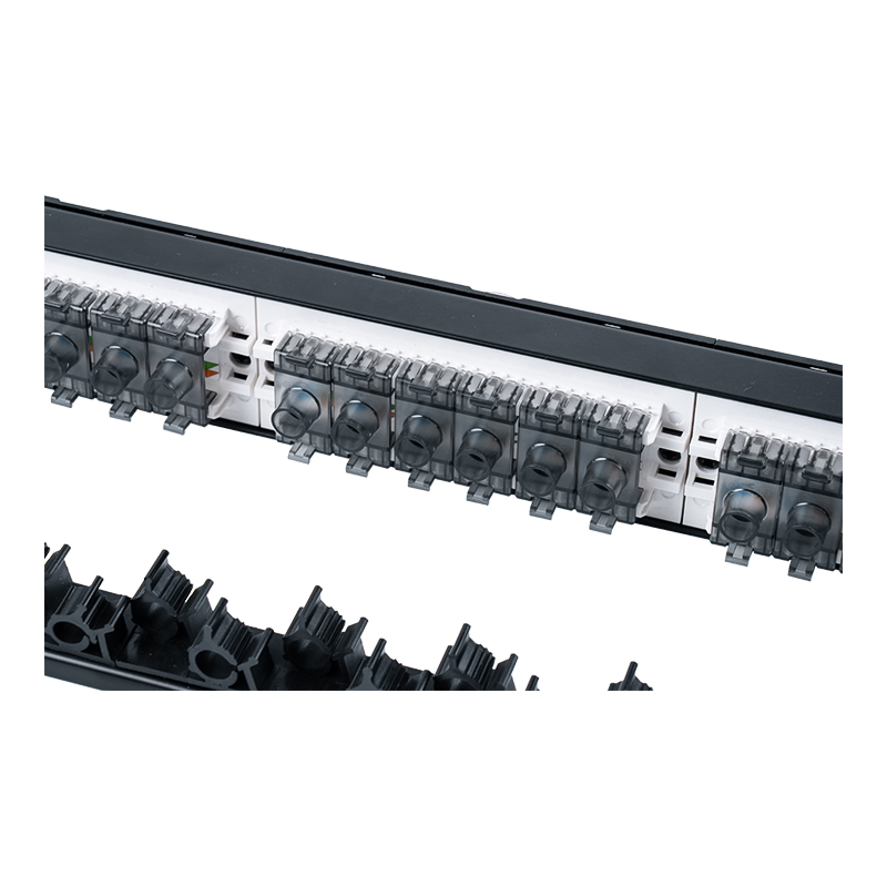 19-tommer 1U 24-ports uskærmet rack (flip-top plastikvindue) SP-3405-24P 19-tommer 1U 24-ports uskærmet rack (flip-top plastikvindue) SP-3405-24P