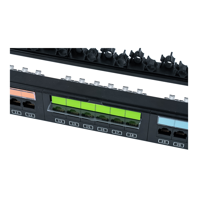 19-tommer 1U 24-ports uskærmet rack (flip-top plastikvindue) SP-3405-24P 19-tommer 1U 24-ports uskærmet rack (flip-top plastikvindue) SP-3405-24P